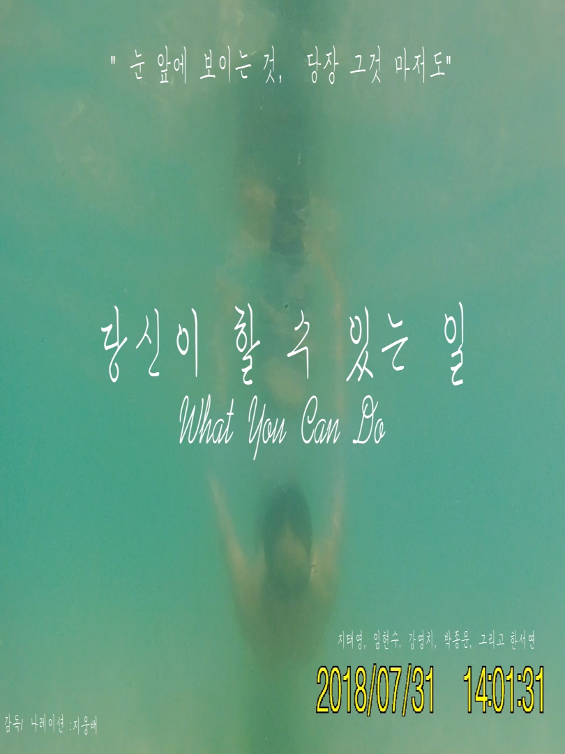 당신이 할 수 있는 일