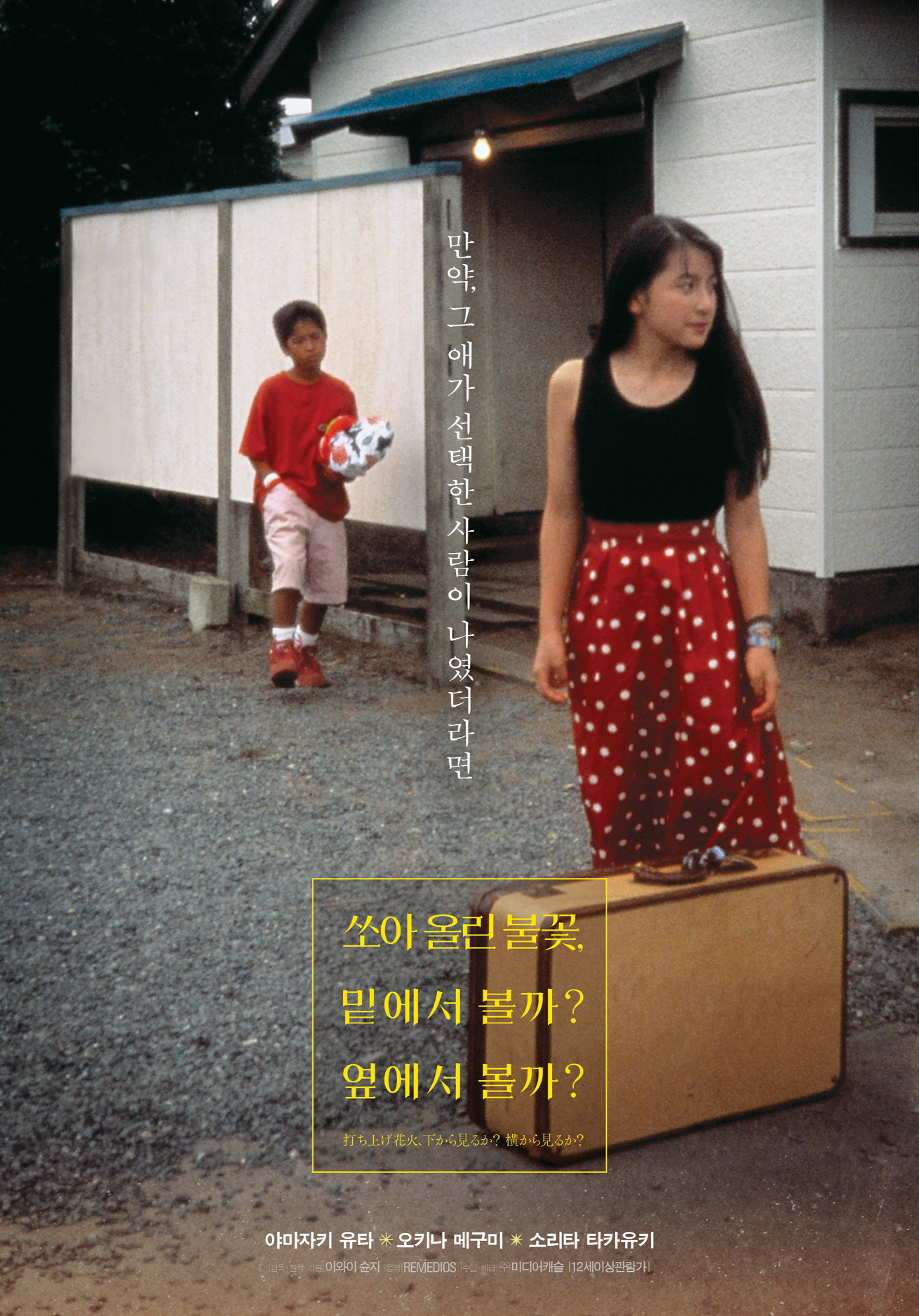 쏘아 올린 불꽃, 밑에서 볼까? 옆에서 볼까?
